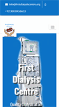 Mobile Screenshot of firstdialysiscentre.org